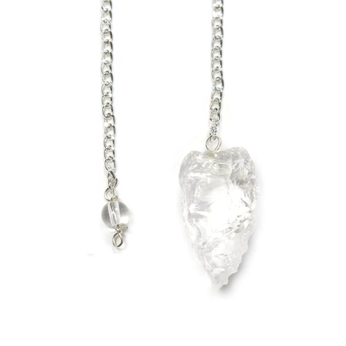 Rough Rock Crystal Pendulum (1pc) NETT