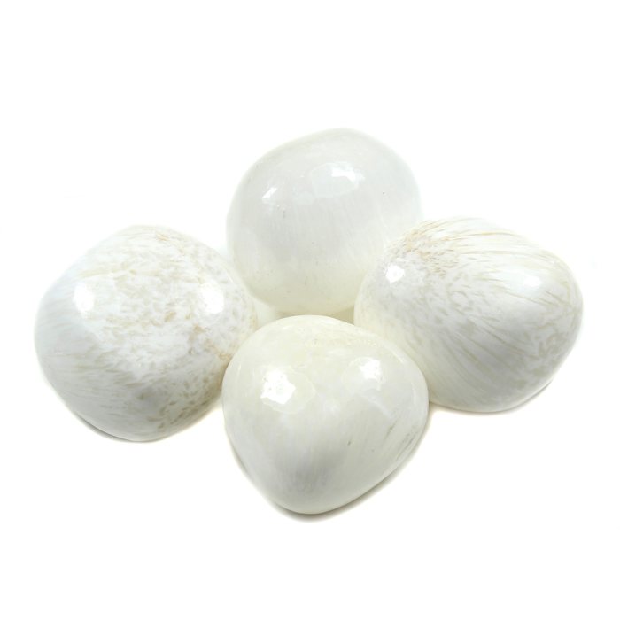 Scolecite Large Tumblestone 30-40mm, India (100g) NETT