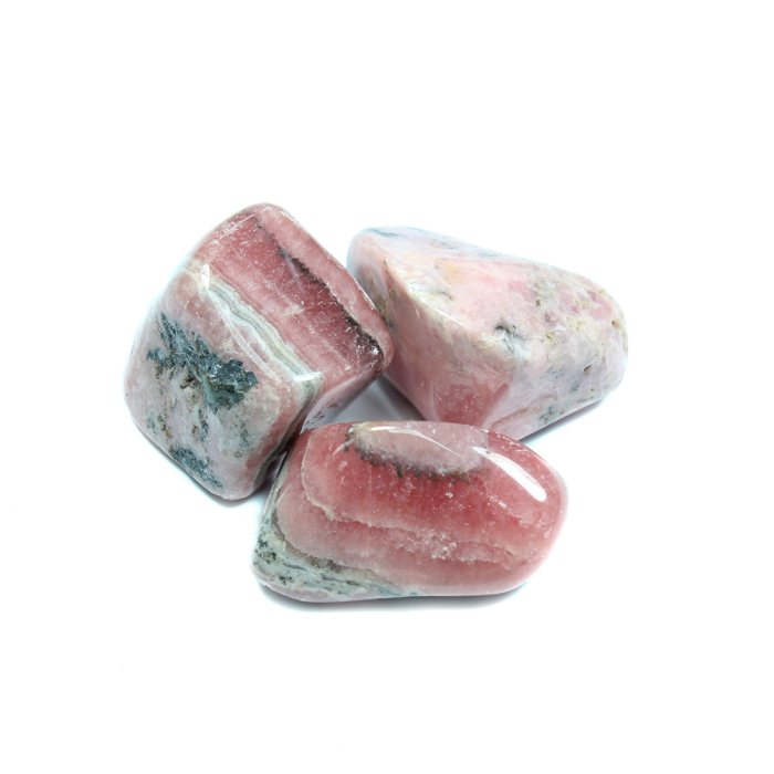 Rhodochrosite (Argentina) A grade20-30mm Medium Tumblestone (50g) NETT