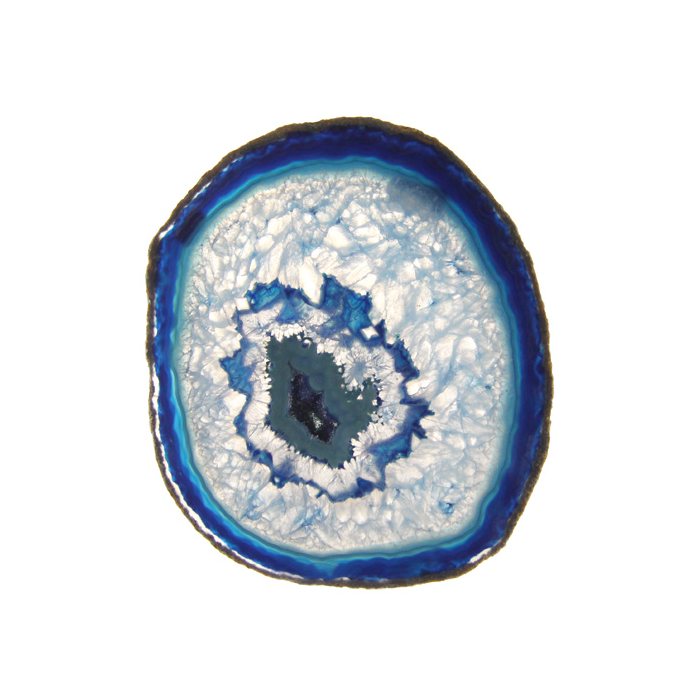 A6 Agate Slice Blue (5" to 5.5") (1 Piece) NETT