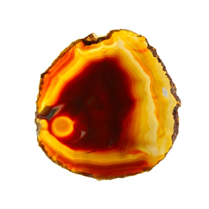 A6 Agate Slice Red (5" to 5.5") (1 Piece) 