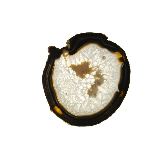 A8 Agate Slice Black (6" to 7") NETT
