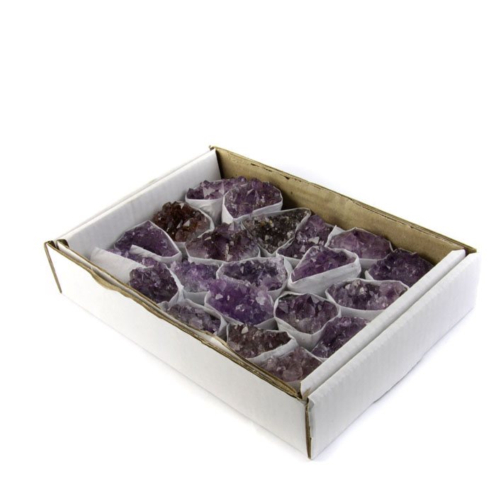 Druze 2nd Grade Amethyst Crystal 1-2&quot; NETT