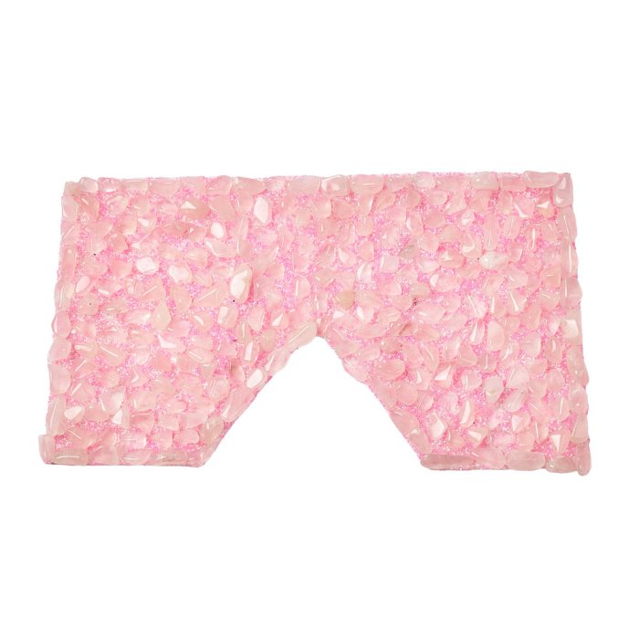 Rose Quartz Gemchip Eye Mask (1pc)