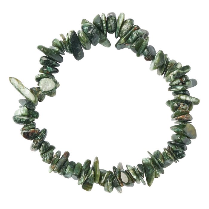 Seraphinite Chip Bracelet (1pc)