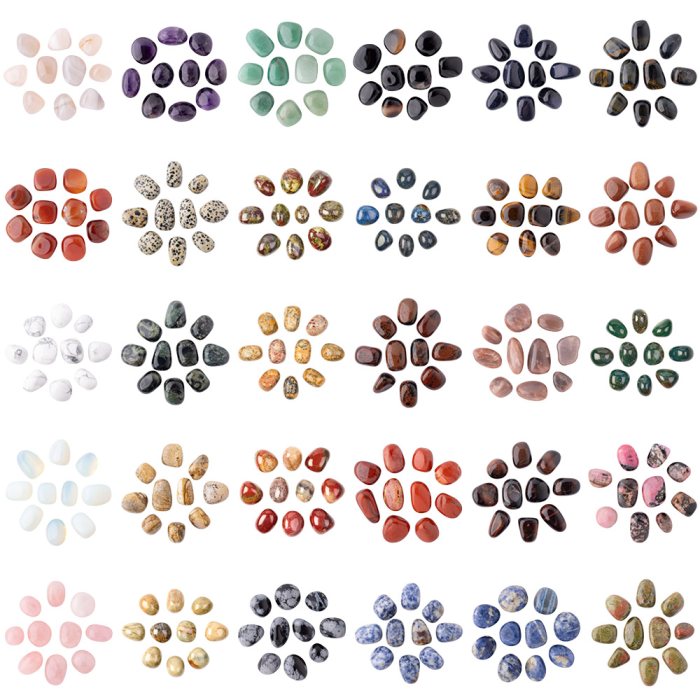 Tumblestone Starter Pack (without stand) 30 Stone Types x 10 Pcs NFD