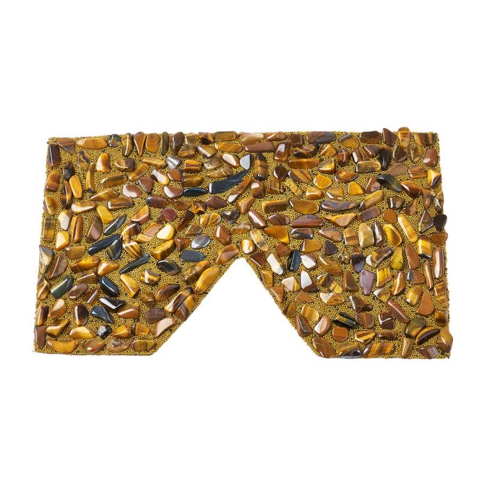 Tigers Eye Gemchip Eye Mask (1pc)