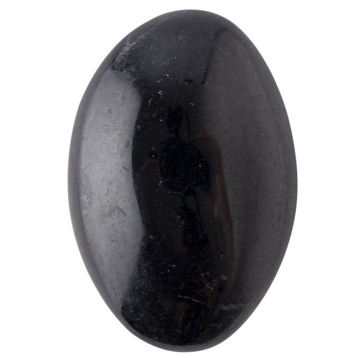 Black Tourmaline Palmstone approx 45-50mm, Madagascar (1pc) 
