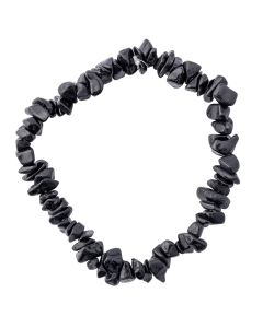 Black Tourmaline Chip Bracelet, India (1pc) NETT