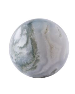 Moss Agate Sphere 25-30mm (1pc) NETT