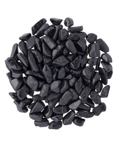 Black Tourmaline Small Tumblestone 10-15mm, Brazil (250g) NETT