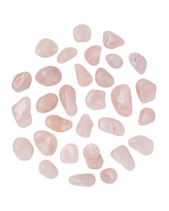 Quartz - Rose pale pink Tumblestone 10-16mm (KGs) NETT