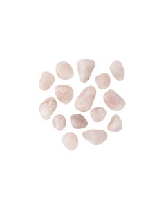 Rose Quartz pale pink Tumblestone 16-19mm (KGS) NETT