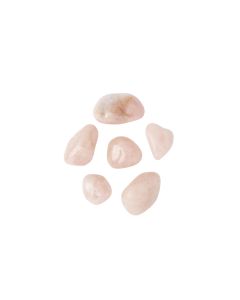 Rose Quartz pale pink Tumblestone 19-26mm (KGS) NETT