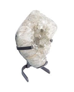 White Amethyst Druze with Metal Base 13.50 KG, Brazil (1pc) SPECIAL