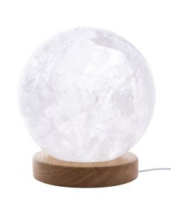 Polished Rock Crystal Sphere 198mm A Grade, Brazil (10.9kg) SPECIAL