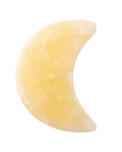Calcite Yellow 30mm Moon (1pc) NETT