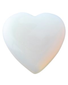 Opalite Heart, 40x40mm (1pc) NETT