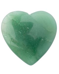 Green Aventurine Heart, 40x40mm (1pc) NETT