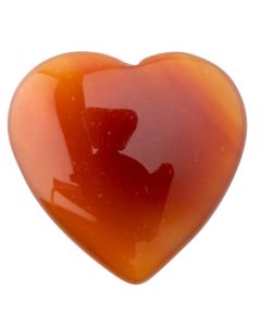 Carnelian Heart, 40x40mm (1pc) NETT