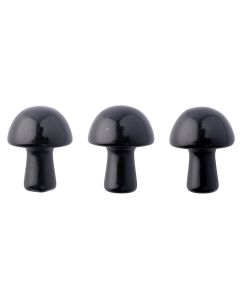 Black Obsidian Mushroom (3pc) NETT
