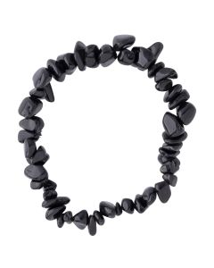 7.5" Black Obsidian Chip Bracelet (1pc) NETT