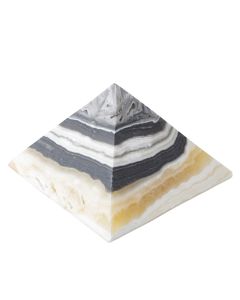 Zebra Onyx Pyramid 10x10x10cm (1pc) NETT