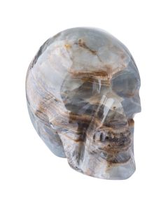 Blue Onyx Skull 7x5x6 cm (1pc) NETT