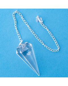 Pendulum Crystal With 6" Chain (1pc) NETT