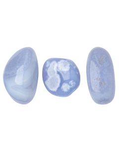 Agate Lace Blue (100g) 40-50mm XL Tumble NETT