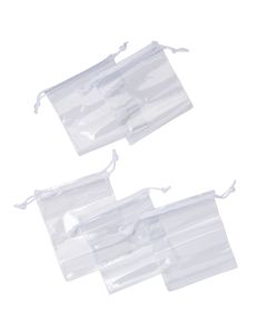 Clear Drawstring Bag 90x120mm (20pcs) NETT
