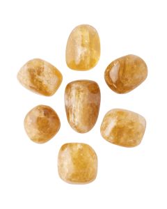 Calcite Honey Medium Tumblestone 20-30mm, China (100g) NETT