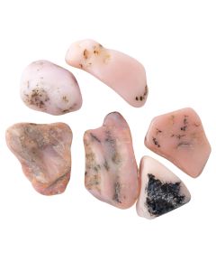 Pink Opal Large Tumblestone 30-40mm, China (100g) NETT