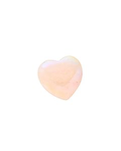 Rose Aura Quartz Heart 25mm (1 Piece) NETT