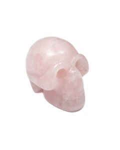 2" Skull Carving Rose Quartz (1 Piece) NETT
