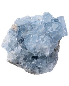 Celestite Cluster in Gift Box with ID Card (9 Piece) NETT