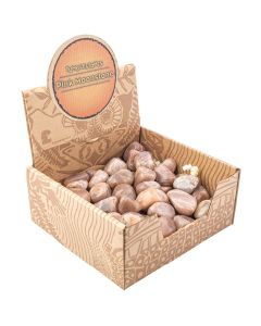 Pink Moonstone Tumblestone Retail Box (50pcs) NETT