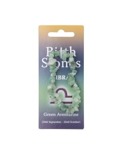 Libra, Green Aventurine Birthstone Chip Bracelet (10pcs) NETT