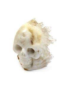 Crystal Skull With Quartz Cluster (KG) NETT