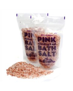 Himalayan Bath Salt Crystals in Stand Up Pouch (500g) NETT