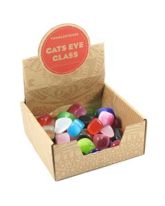 Cats Eye Glass Tumblestone Retail Box (50pcs) NETT
